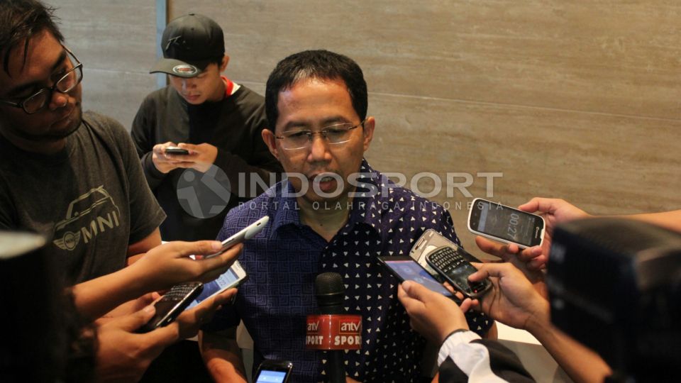 CEO PT Liga Indonesia (LI), Joko Driyono, saat ditemui di kantor PSSI, Senayan, Jakarta, Jumat (27/02/15). Copyright: &copy; Herry Ibrahim/INDOSPORT